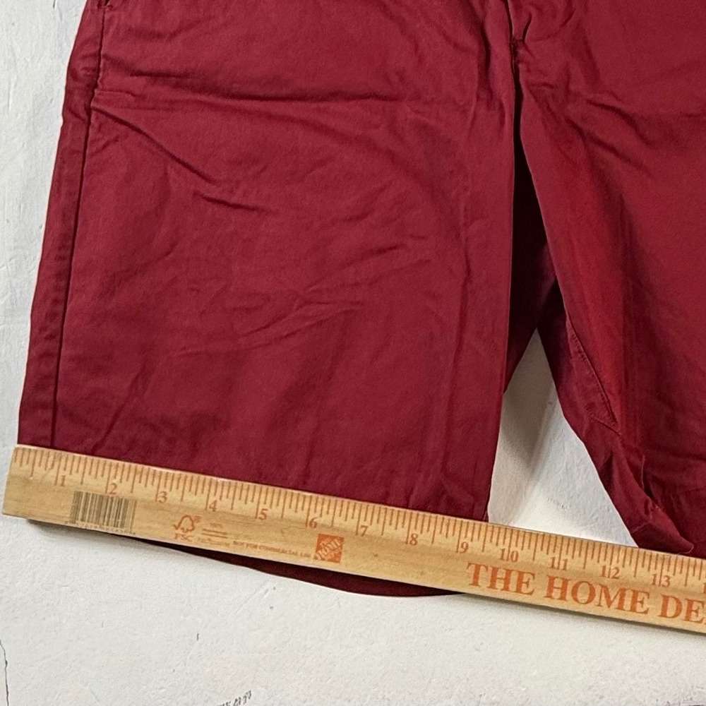 Lululemon Commission Shorts Mens 28 Burgundy Red Chino Style 9 Inch Inseam - Picture 8 of 8